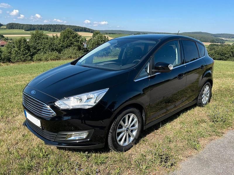 Schwarz Gebraucht 2019 Ford C-MAX Titanium Van / Kleinbus | 13.300 € (Guter Preis) - Bild 1/4