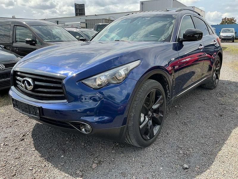 Blau Gebraucht 2014 Infiniti QX70 S Design SUV | 19.999 € (Teuer) - Bild 1/4