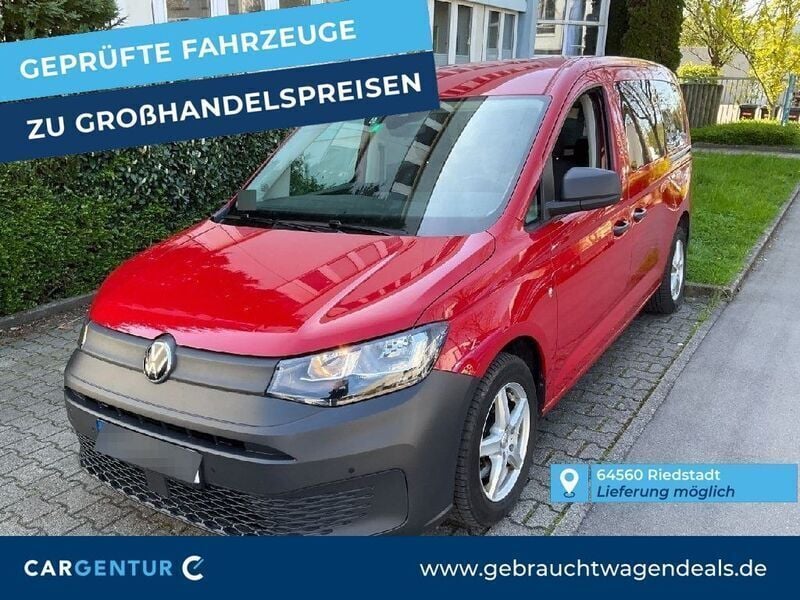 Kirschrot Gebraucht 2022 VW Caddy Maxi Van / Kleinbus | 17.890 € - Bild 1/2