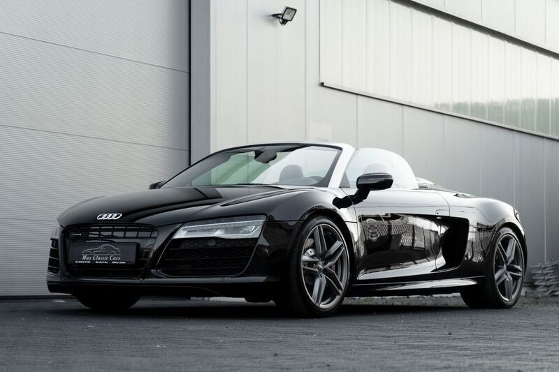 Schwarz Gebraucht 2014 Audi R8 Spyder Sport Cabrio | 74.990 € (Superpreis) - Bild 1/4