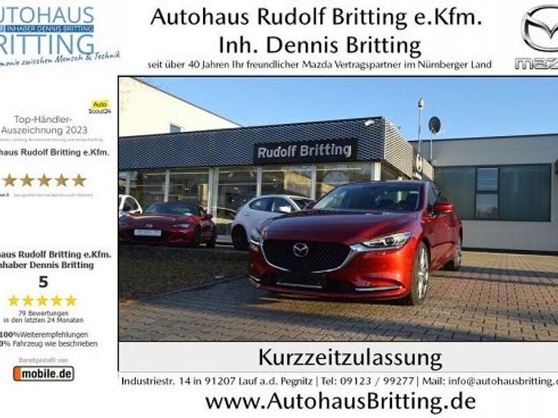 Rot Gebraucht 2024 Mazda 6 Exclusive-Line Limousine | 31.990 € (Fairer Preis) - Bild 1/4