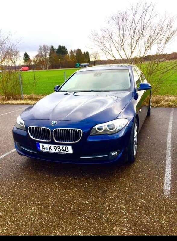 Blau Gebraucht 2010 BMW 525 Limousine | 13.000 € (Teuer) - Bild 1/4