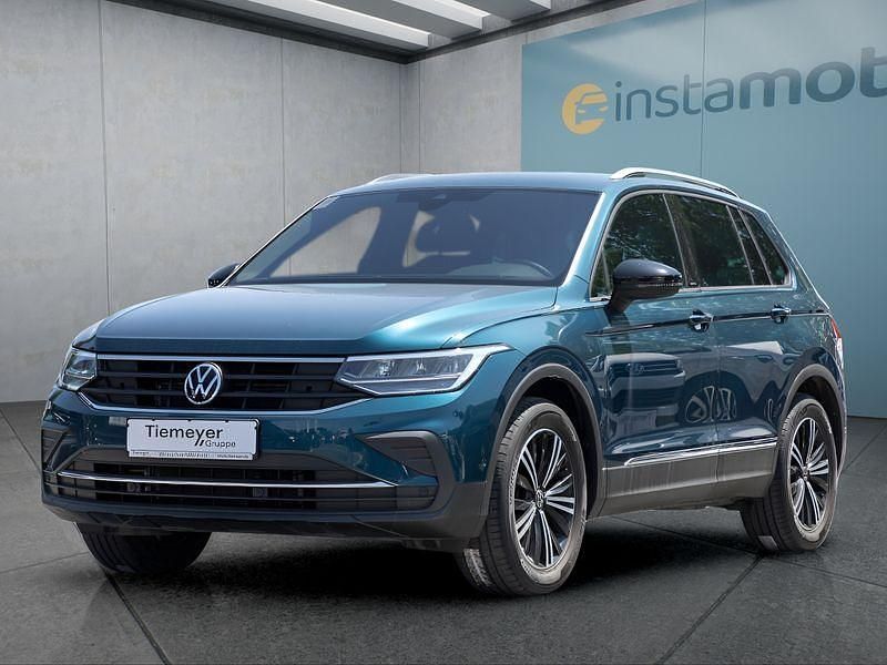 Blau Gebraucht 2021 VW Tiguan SUV | 26.099 € (Fairer Preis) - Bild 1/4