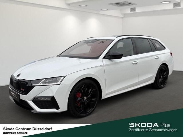 Weiss Gebraucht 2022 Skoda Octavia RS Kombi | 33.960 € (Fairer Preis) - Bild 1/3