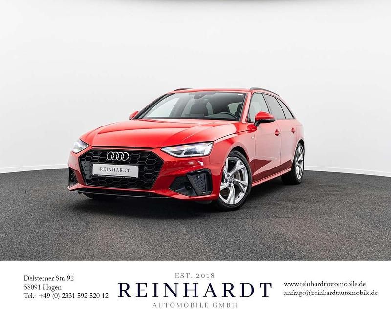 Tangorot metallic Gebraucht 2020 Audi A4 S-Line Kombi | 32.325 € (Guter Preis) - Bild 1/3