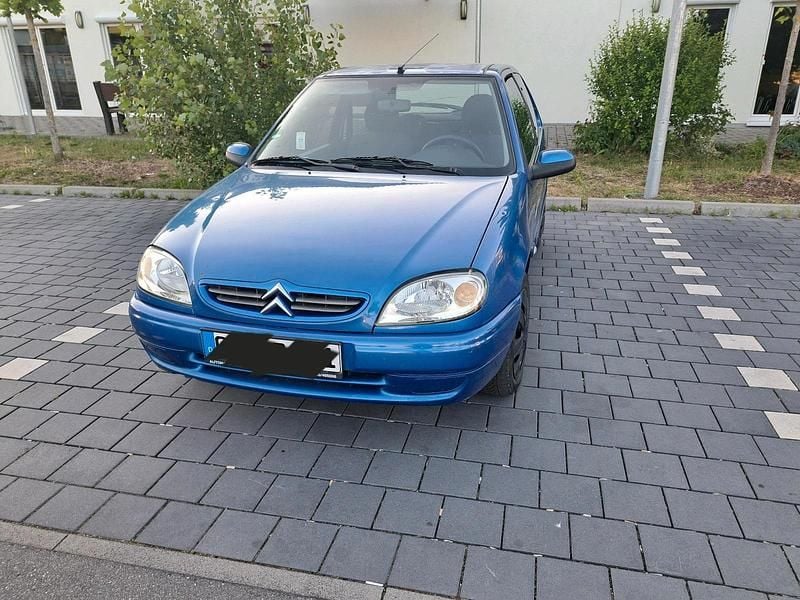 Blau Gebraucht 2002 Citroën Saxo Kleinwagen | 200 € (Superpreis) - Bild 1/4