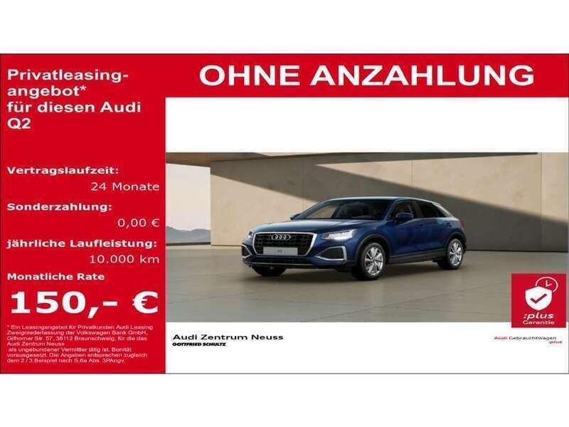 Navarrablau metallic Gebraucht 2024 Audi Q2 Advanced Plus SUV | 27.240 € (Fairer Preis) - Bild 1/3