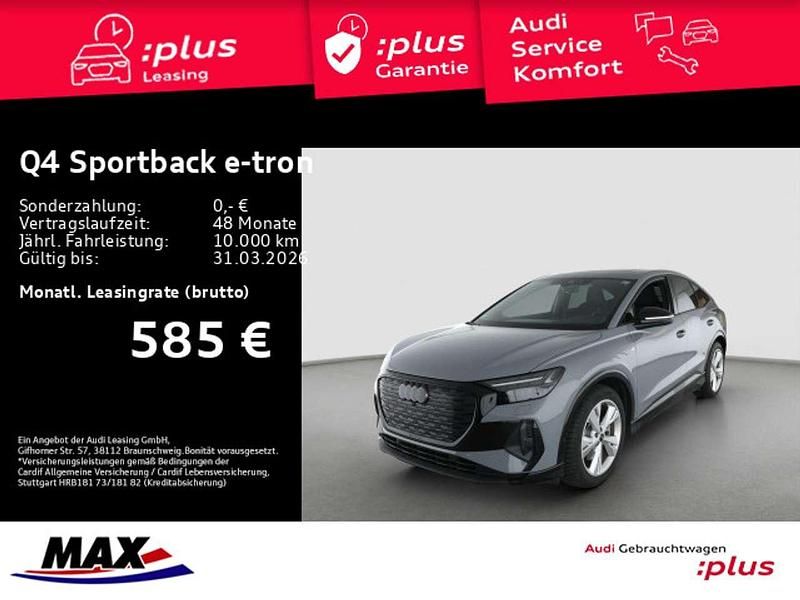 Kieselgrau Gebraucht 2025 Audi Q4 e-tron S-Line SUV | 58.879 € - Bild 1/2