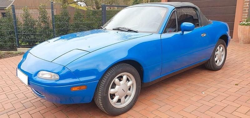 Gebraucht Mazda MX5 116 PS (85 kW) 1990 Blau Cabrio