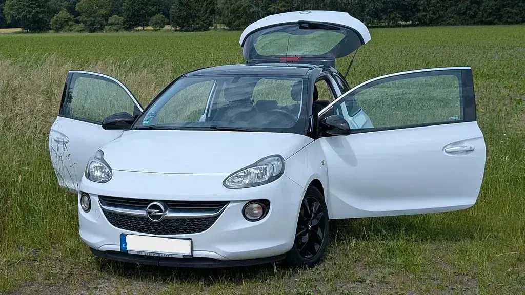 Gebraucht Opel Adam Glam 87 PS (63 kW) 2018 Weiß Kleinwagen