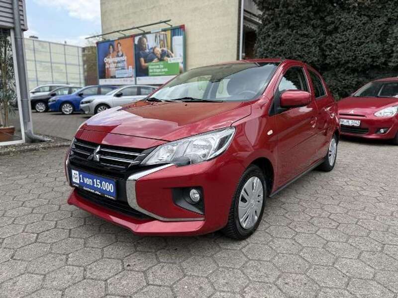 Amarenarot (metallic) Gebraucht 2022 Mitsubishi Space Star Select Kleinwagen | 8.200 € (Guter Preis) - Bild 1/4