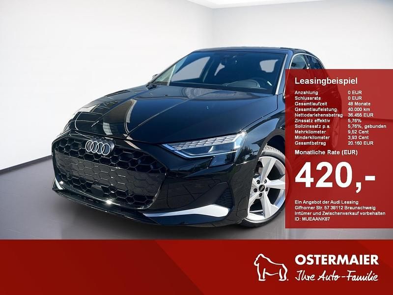 Mythosschwarz Neu 2025 Audi A3 Advanced Plus | 37.980 € (Etwas zu teuer) - Bild 1/4