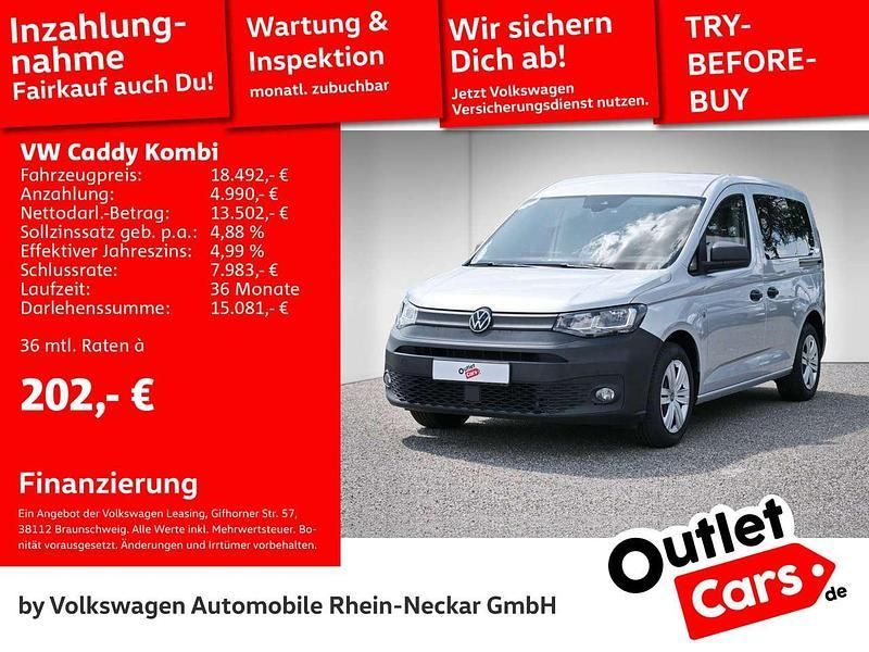 Reflexsilber metallic Gebraucht 2021 VW Caddy Van / Kleinbus | 18.492 € (Fairer Preis) - Bild 1/2