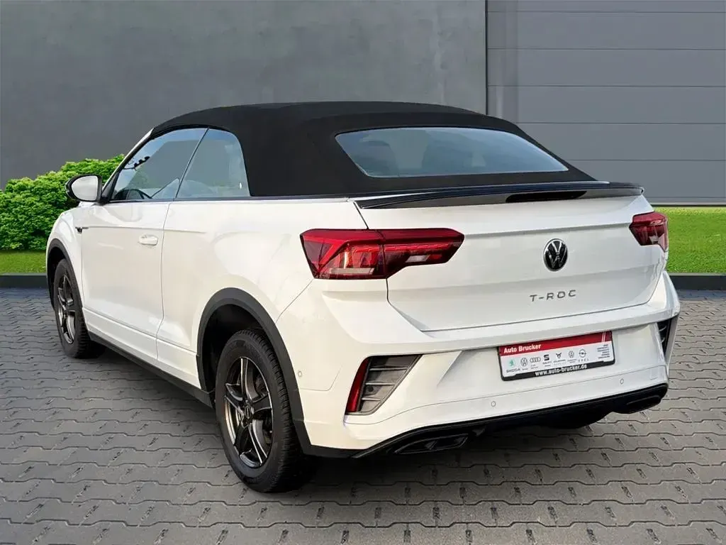 Gebraucht VW T-Roc Cabriolet R-line 150 PS (110 kW) 2022 Weiss Cabrio