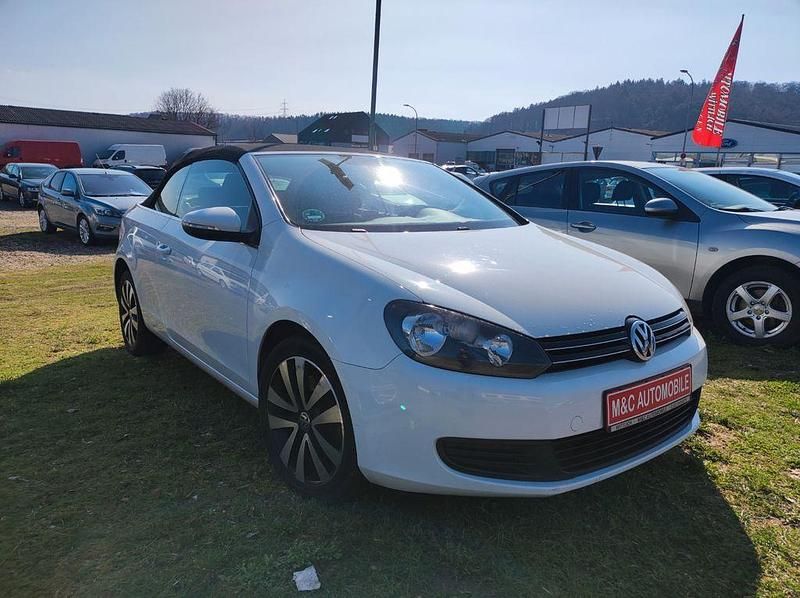 Second-hand VW Golf Basis 160 CP (117 kW) 2011 Alb Cabrio