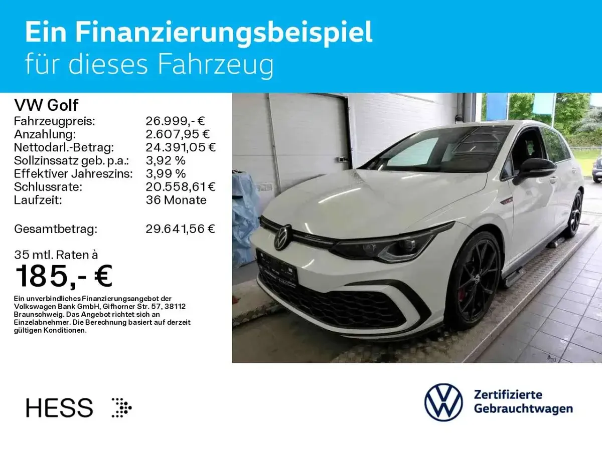 Gebraucht VW Golf VIII Style 245 PS (180 kW) 2024 Pure white Limousine