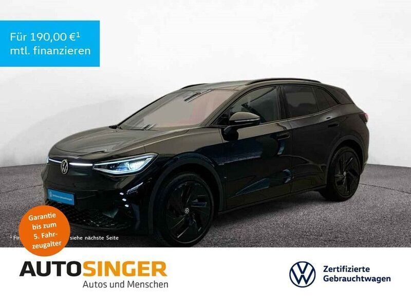 Grenadillschwarz metallic Gebraucht 2024 VW ID.4 GTX SUV | 49.770 € (Fairer Preis) - Bild 1/3