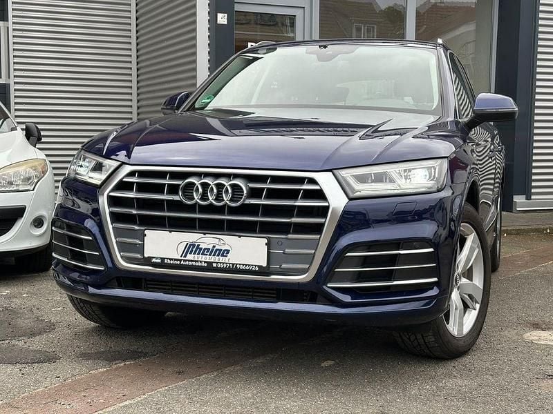 Blau Gebraucht 2018 Audi Q5 S-Line SUV | 23.900 € (Superpreis) - Bild 1/4