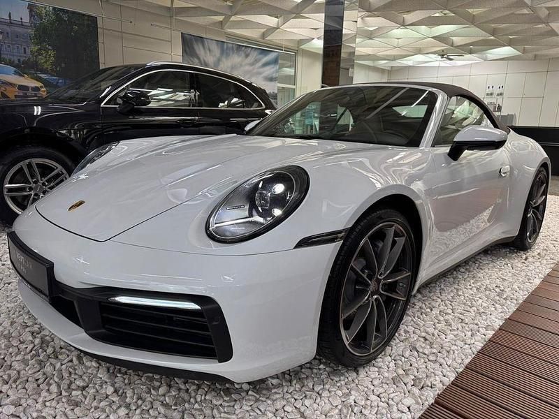 Weiß Gebraucht 2022 Porsche 911 Carrera Cabriolet Cabrio | 127.900 € (Etwas zu teuer) - Bild 1/4