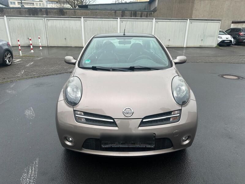 Beige Gebraucht 2008 Nissan Micra C+C Premium Edition Cabrio | 2.900 € (Fairer Preis) - Bild 1/4