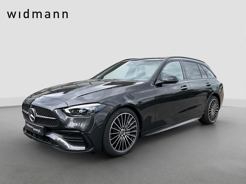 Metalliclack graphitgrau Gebraucht 2025 Mercedes C220 Night Kombi | 57.550 € - Bild 1/4