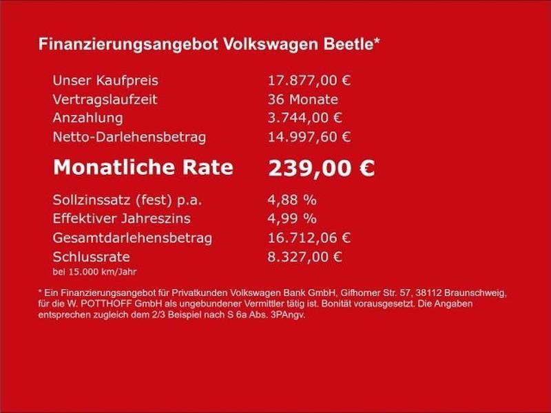 Gebraucht VW Beetle Cabriolet Sound 105 PS (77 kW) 2017 Silber Cabrio