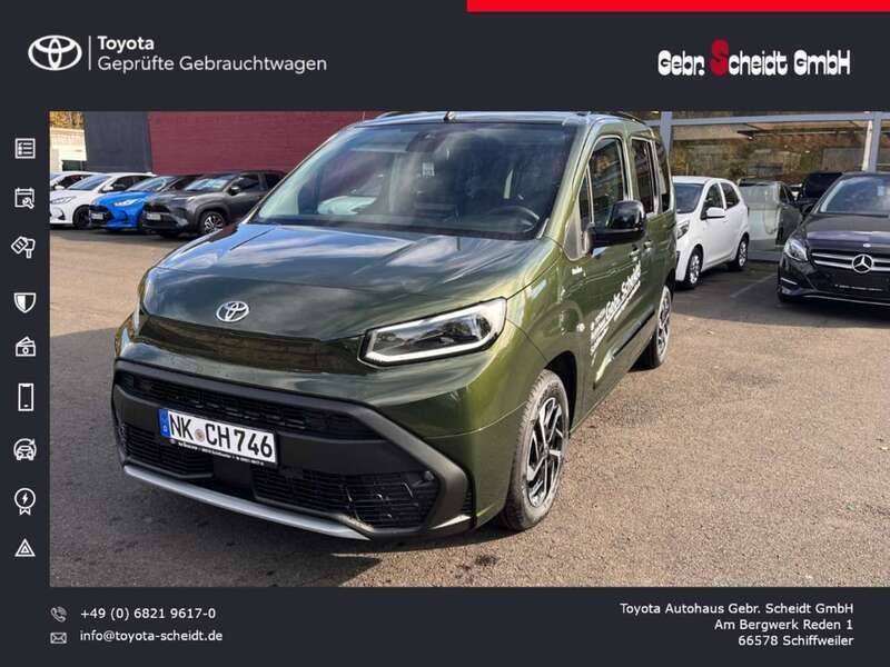 Backpacker chaki Gebraucht 2024 Toyota Proace Verso City Kombi | 33.777 € (Fairer Preis) - Bild 1/4