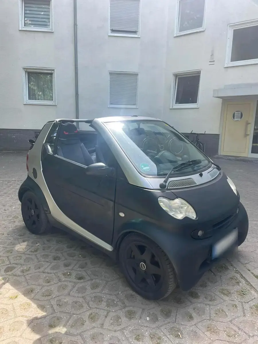 Usata Smart ForTwo Cabrio 54 CV (39 kW) 2002 Nero Cabrio