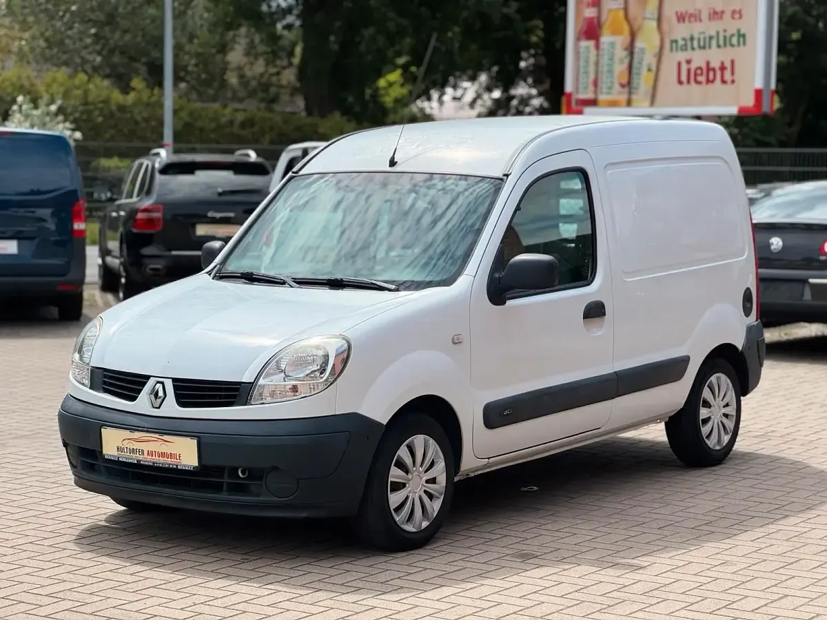 Gebraucht Renault Kangoo 68 PS (50 kW) 2008 Weiß Van / Kleinbus