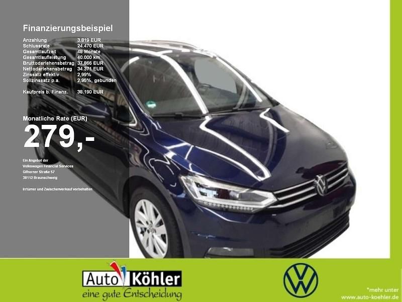 Gebraucht VW Touran Highline 150 PS (110 kW) 2025 Atlantik blue metallic Van / Kleinbus