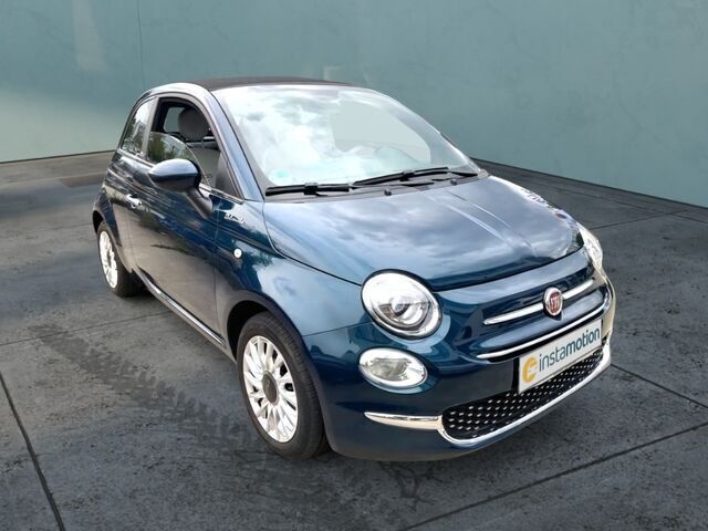 Blau Gebraucht 2021 Fiat 500C Dolcevita Cabrio | 11.890 € (Guter Preis) - Bild 1/2