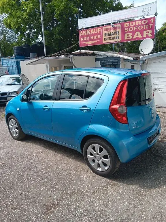 Gebraucht Opel Agila Edition 86 PS (63 kW) 2008 Blau Kleinwagen