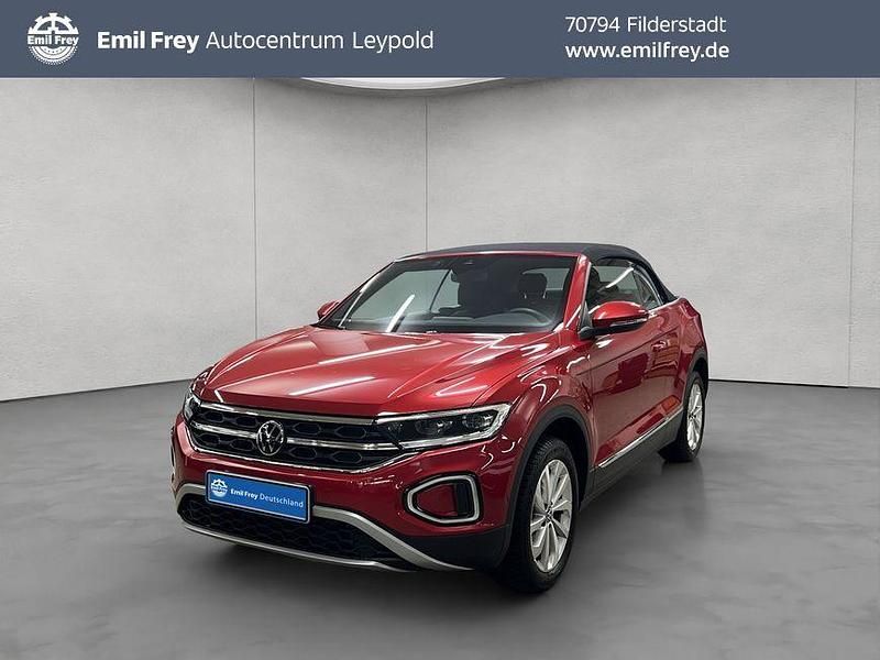 Kings red metallic Gebraucht 2024 VW T-Roc Cabriolet Style Cabrio | 25.890 € (Superpreis) - Bild 1/4