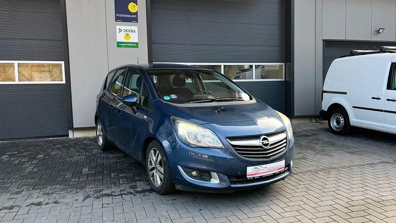 Gebraucht Opel Meriva Style 110 PS (80 kW) 2014 Blau Van / Kleinbus