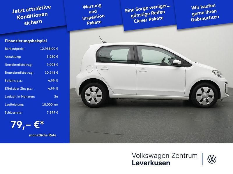 Gebraucht VW e-up! 61 kW (83 PS) 2021 Weiss Kleinwagen