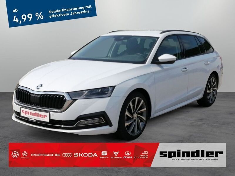 Moonweiss metallic Gebraucht 2021 Skoda Octavia Style Kombi | 20.670 € (Fairer Preis) - Bild 1/4