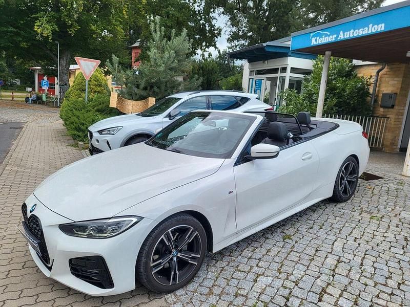 Alpinweiss iii Gebraucht 2023 BMW 420 M Sport Cabrio | 45.999 € (Fairer Preis) - Bild 1/3