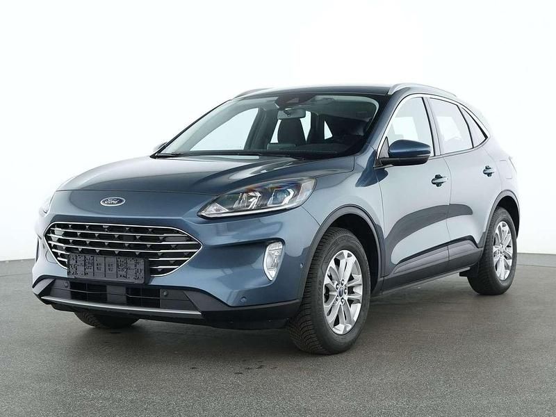 Chrome blue Gebraucht 2022 Ford Kuga Titanium SUV | 21.990 € - Bild 1/4