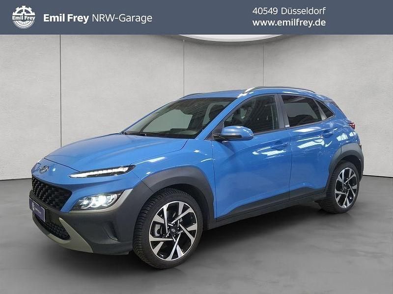 Blau Gebraucht 2021 Hyundai Kona Intro Edition SUV | 18.950 € (Fairer Preis) - Bild 1/3