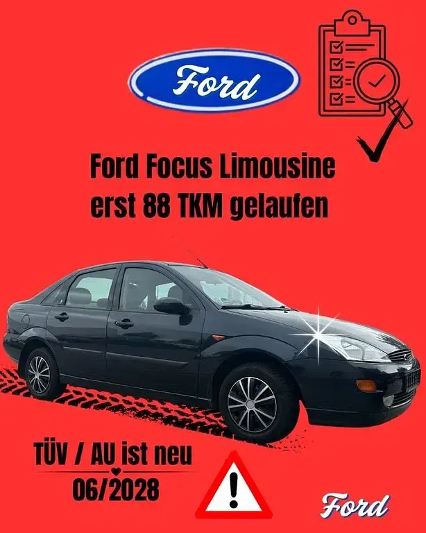 Gebraucht Ford Focus Ghia 101 PS (74 kW) 2001 Blau Limousine