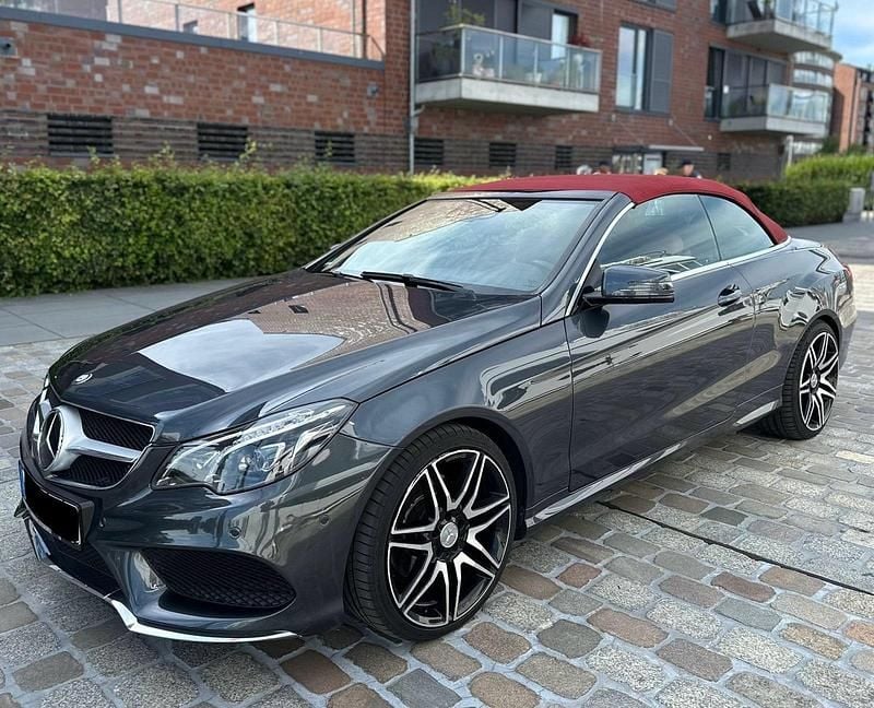 Grau Gebraucht 2014 Mercedes E350 AMG line Cabrio | 18.500 € (Superpreis) - Bild 1/4