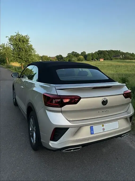 Gebraucht VW T-Roc Cabriolet R-line 150 PS (110 kW) 2024 Silber Cabrio
