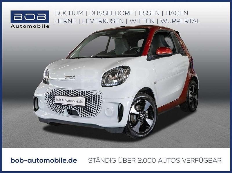 Weiß Gebraucht 2020 Smart ForTwo Electric Drive Passion Cabrio | 10.444 € (Guter Preis) - Bild 1/3