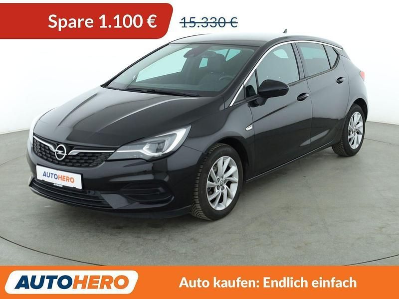 Schwarz Gebraucht 2020 Opel Astra Elegance Limousine | 14.230 € (Etwas zu teuer) - Bild 1/3
