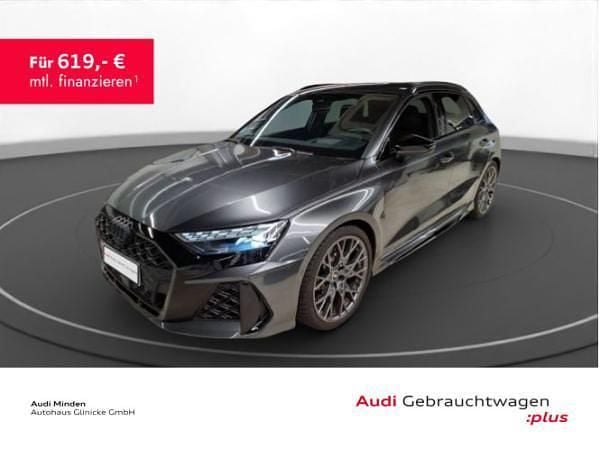 Grau (daytonagrau perleffekt) Gebraucht 2024 Audi RS3 Ambiente Limousine | 62.981 € (Fairer Preis) - Bild 1/3