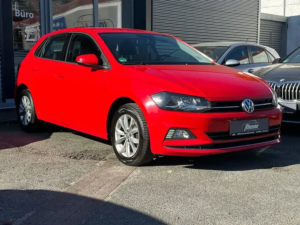 Gebraucht VW Polo Highline 95 PS (69 kW) 2018 Rot Kleinwagen
