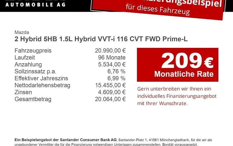 Gebraucht Mazda 2 Prime-Line 116 PS (85 kW) 2025 Weiß Limousine
