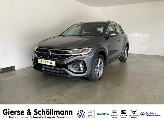 Grau Gebraucht 2022 VW T-Roc R-line SUV | 35.450 € (Teuer) - Bild 1/4