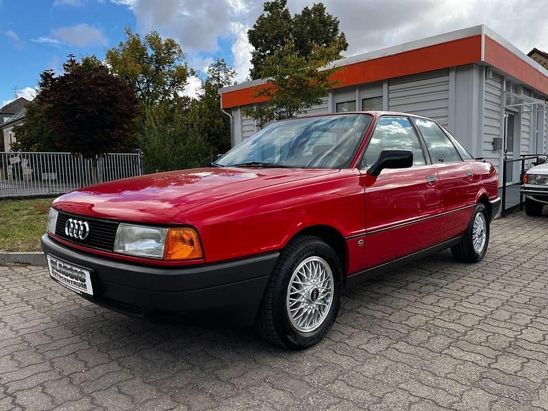 Second-hand Audi 80 69 CP (50 kW) 1990 Roșu Berlinǎ