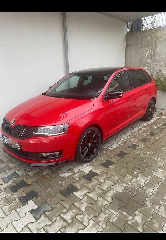 Rot Gebraucht 2017 Skoda Rapid Monte Carlo Limousine | 12.800 € (Etwas zu teuer) - Bild 1/4
